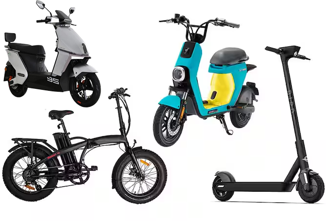 different kinds of E-Bikes